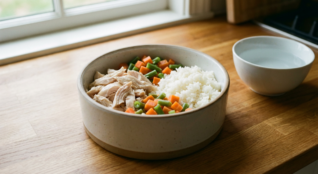 Kleine Mahlzeiten entlasten den Darm bei Durchfall