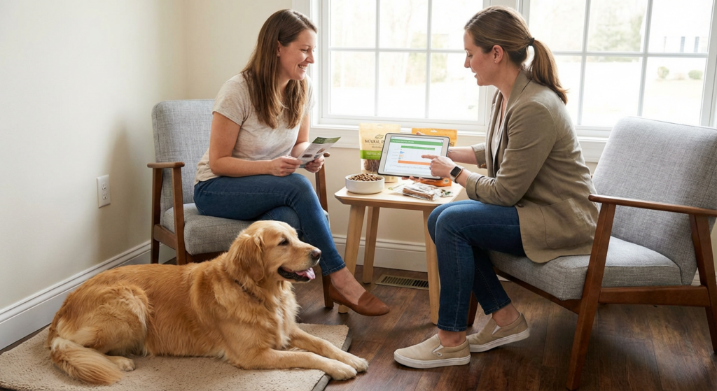 Ernährungsberatung bei morgendlichem Erbrechen beim Hund